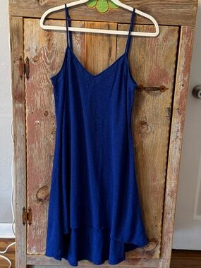 Express Blue Spaghetti Strap Slip Dress size medium